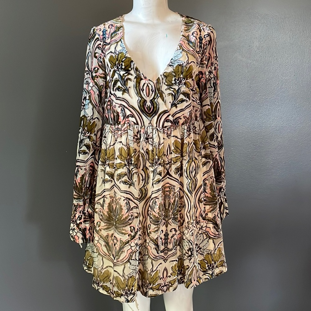 Free People mini velvet dress